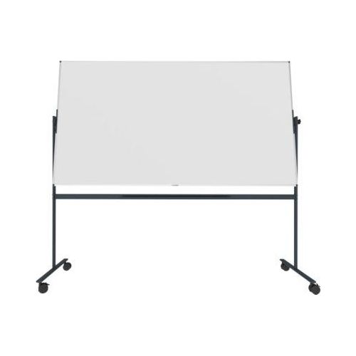 Stativ-Drehtafel Legamaster UNITE, magnetisch, drehbar um 360°, B 2200 x T 12,6 x H 1200 mm, lackierter Stahl, weiß