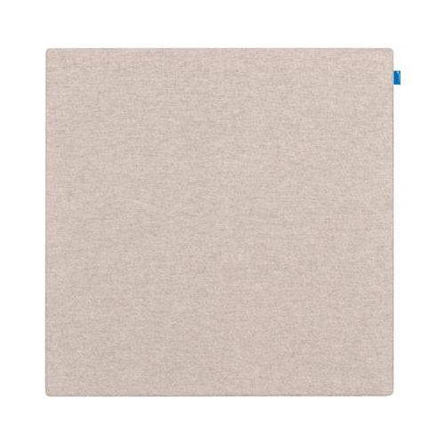 Akustik-Pinboard Board Up, Absorptionsklasse C, Stärke 24 mm, Textil & Recycling-PET, beige, B 750 x H 750 mm