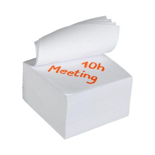 Notizzettel, 90 x 90 mm, weiß