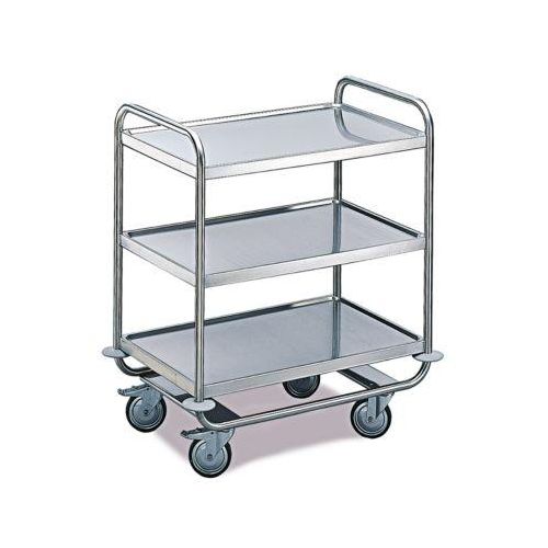 Tischwagen für Labor und Produktion, 3 Etagen, 1000 x 600 mm
