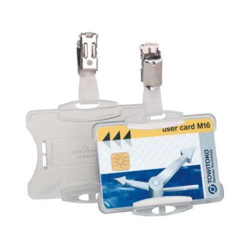 Hartbox mit Clip, transparent, offen, 25 St.