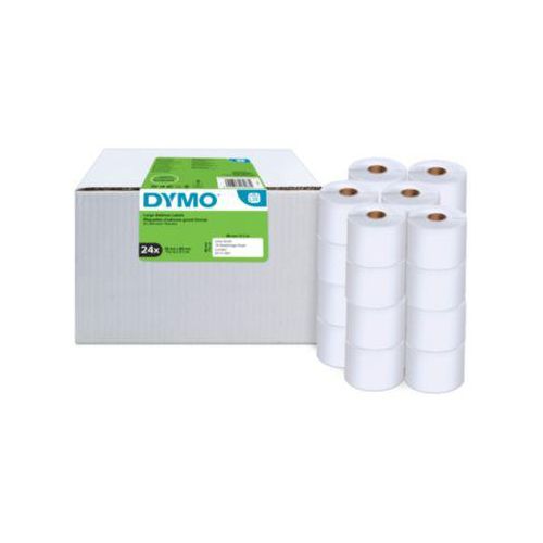 Adressetiketten Dymo® S0722390, 36 x 89 mm, für Internetmarken, permanenthaftend, Papier, weiß, 24 Rollen mit jeweils 260 Stück