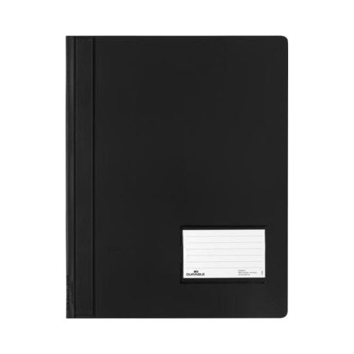 Durable Premium-Sichthefter, für DIN A4, Hart-PVC, 25 Stück, schwarz