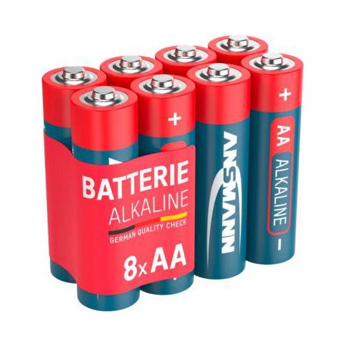 Ansmann Alkaline-Batterien Mignon AA, 8 Stück