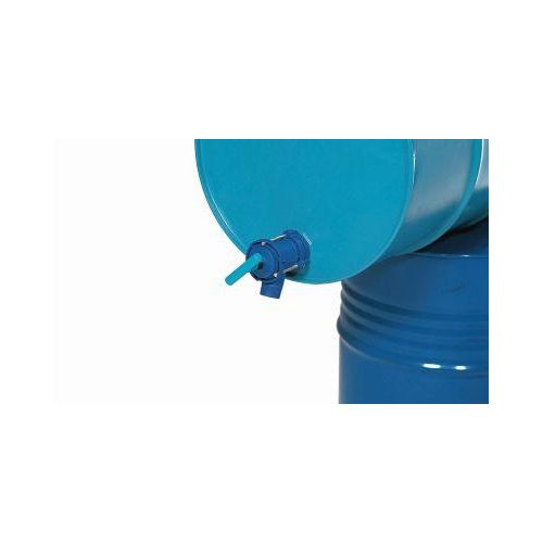 Fasswerkzeug, Polypropylen, blau, B 100 x T 200 x H 160 mm, für Fässer mit 2" BSP-Tri-Sure-Gewinde