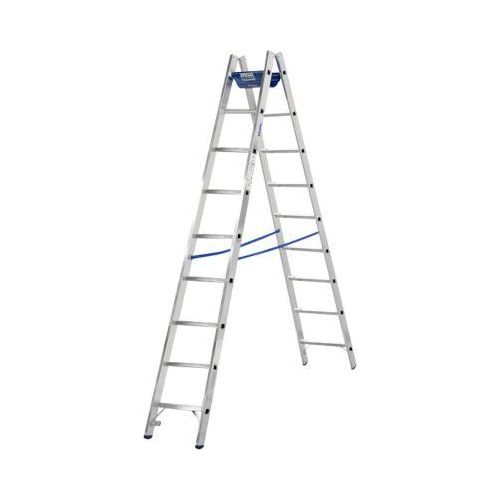 Sprossendoppelleiter, 16 Sprossen, + Toolbag GRATIS