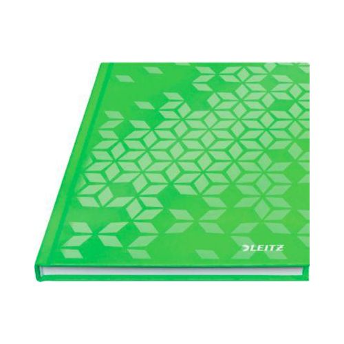 Notizbuch Leitz WOW, Format A5, 80 karierte Blatt, Hardcover-Einband, FSC®-zertifiziert, grün