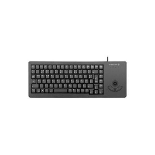 Cherry Tastaur XS Trackball Keyboard G84-5400, QWERTZ, mit 2 Maustasten, USB-Anschluss, schwarz