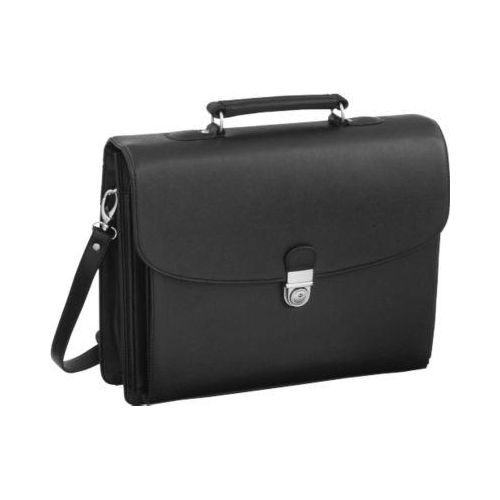Alassio Aktentasche Forte, mit Tragegriff, 6 Fächer, Kunstleder, schwarz