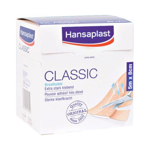 Hansaplast Classic-Pflaster, 5 m x 8 cm