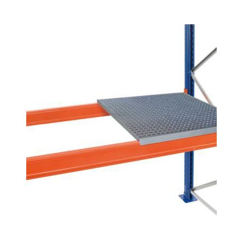Schulte Lagertechnik Auflegbarer Gitterrost für Palettenregale, B 2225 x T 800 mm, für Holmtiefe 50 mm, verzinkt, 2 Stück