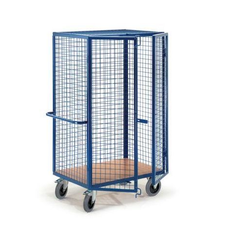 Gitter-Schrankwagen mit Stangenverschluss, L 1215 x B 800 mm