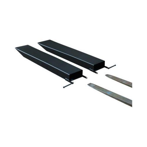 Gabelverlängerung für Flurförderzeuge, offene Ausführung, L 1600 x B 150 x 70 mm, schwarz