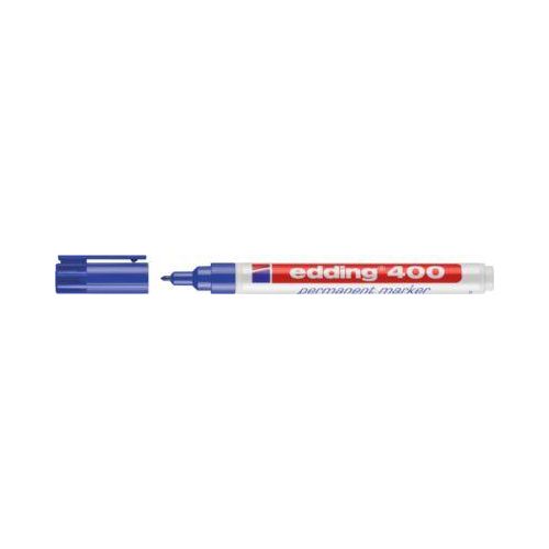 Marker edding 400, feine Spitze, blau, 1 Stück
