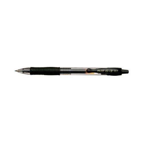 Gelschreiber PILOT G2-7 0.7, nachfüllbar, 0,32 mm, schwarz, 12 Stück