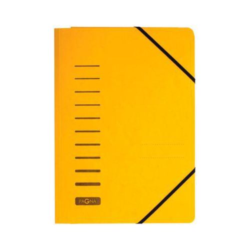 PAGNA Eckspannmappe, DIN A4, 3 Einschlagklappen, einzeln, gelb