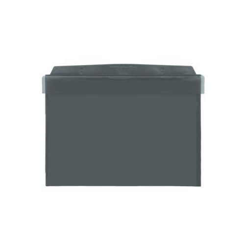 Orgatex-Magnettaschen, m. Klappe, A5 quer, anthrazit, 10 St.