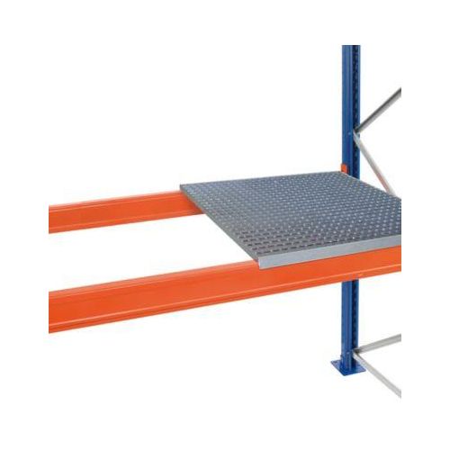 Schulte Lagertechnik Auflegbarer Gitterrost für Palettenregale, B 3600 x T 800 mm, für Holmtiefe 50 mm, verzinkt, 3 Stück