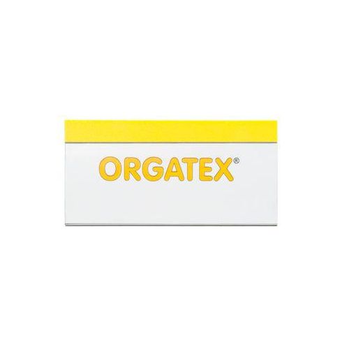 ORGATEX Magnet-Einsteckschilder Color, 60 x 150 mm, gelb, 100 St.