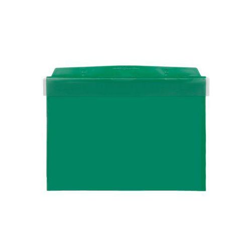 Orgatex Sichttaschen, m. Klappe, A5 quer, grün, 10 St.