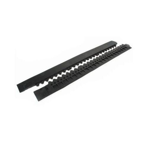 Randleiste ohne Verbinder, schwarz