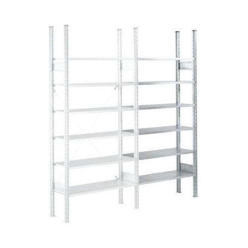 Fachbodenregal SSI Schäfer R3000, Anbauregal, 5 verzinkte Böden, 1025 x H 1960 mm, 100 kg