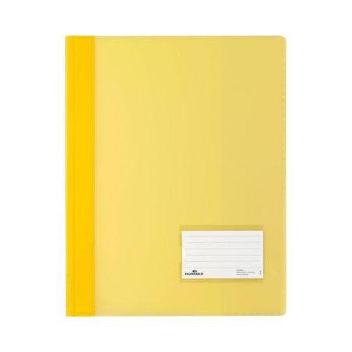 Durable Premium-Sichthefter, für DIN A4, Hart-PVC, 25 Stück, gelb