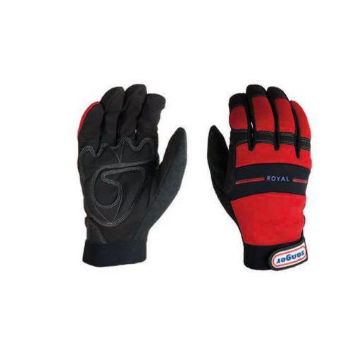 Arbeitshandschuh Royal, gepolstert, mit Fingerspitzenschutz, 6 Paar, Größe XL