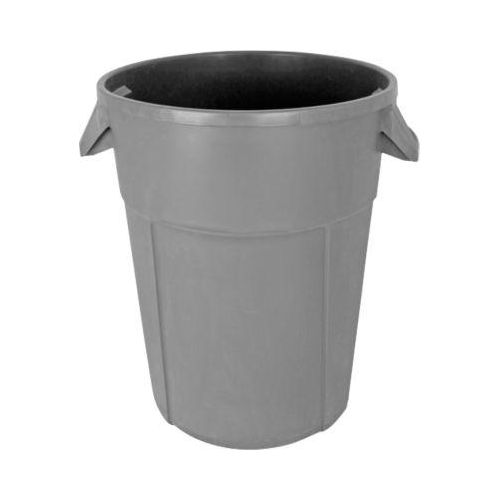 Rundbehälter, lebensmittelecht, 120 l, grau