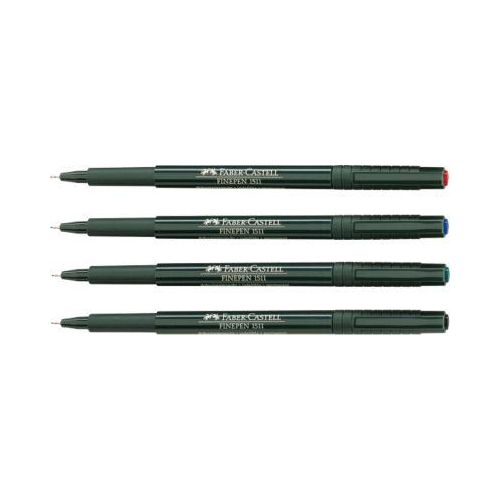 FABER-CASTELL Finepen Document, 0,4 mm, schwarz, 10 St.