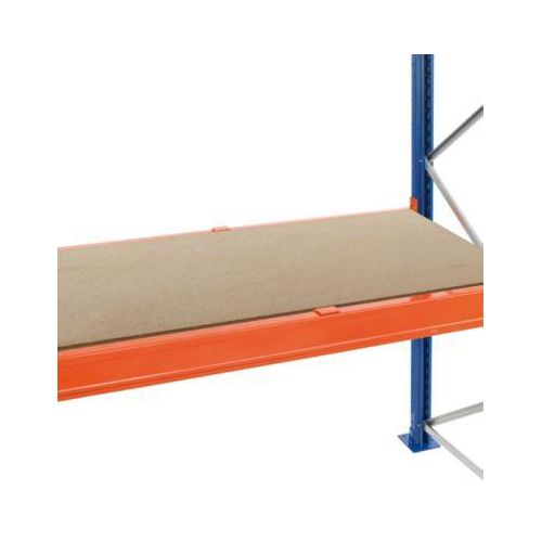 Schulte Lagertechnik Spanplatten-Ebene für Palettenregale, Stärke 38 mm, B 950 x T 800 mm, für Holmtiefe 50 mm, versenkt, inkl. Tiefenauflagen