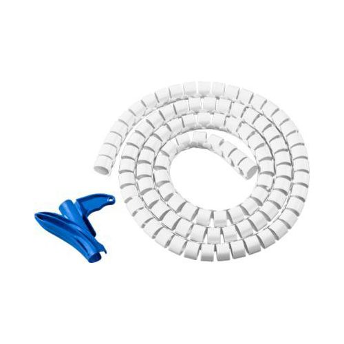 Kabelschutzschlauch Helawrap, L 2 m x Ø 25 mm, weiß