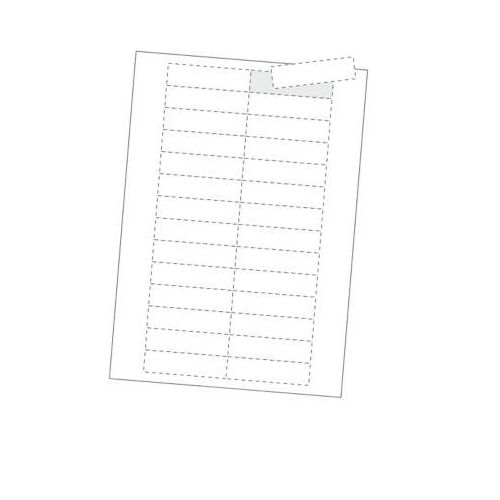 ORGATEX Kartoneinlagen Color, 25 x 150 mm, weiß, 200 St.