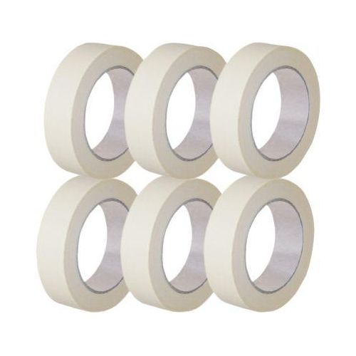 Kreppband, ideal für Malerarbeiten, Papier, L 50 m x B 50 mm, 6 Rollen