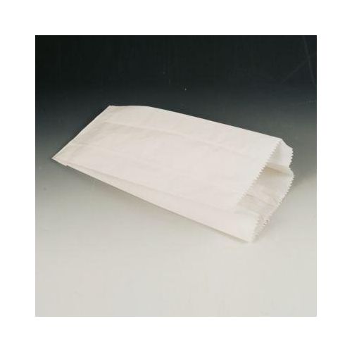 Faltenbeutel Papstar, Papier & gefädelte Cellulose, weiß, Füllinhalt 1,5 kg, 280 x 130 x 70 mm, 1000 Stück