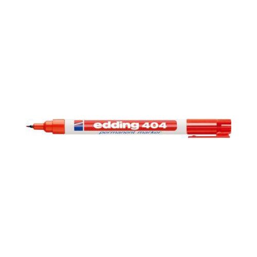 Marker edding 404, mit feiner Spitze, rot, 10 Stück