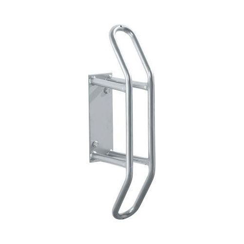 Fahrrad Wandparker, 90° gerade, f. Reifen bis B 55 mm, B 250 x T 230 x H 540 mm, Stahl verzinkt, 1 Einstellplatz