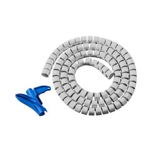 Kabelschutzschlauch Helawrap, L 2 m x Ø 25 mm, grau