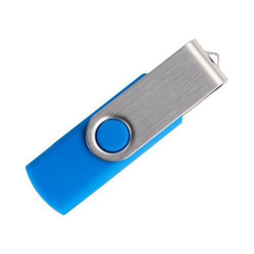 USB-Stick C5, mit 1 x USB 3.0 & 1 x USB Typ-C, bis zu 4,8 GB/s, duplexfähig, Speicherkapazität 16 GB, blau
