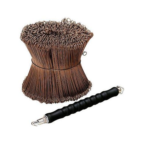 Drillapparat, mit durchgehendem schwarzen Gummigriff, gefräster Spindel, Bronzeführung & Rückstoßfeder, L 310 mm