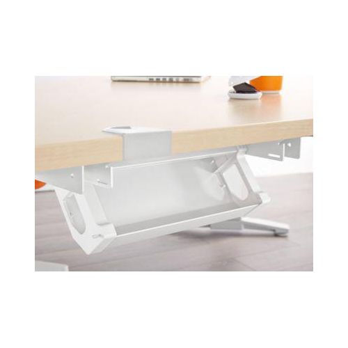 Schäfer Shop Genius Kabelkanal PLANOVA ERGOSTYLE, 318 mm, für 800er Tisch, weiß