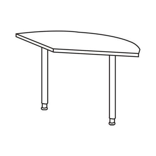 Schäfer Shop Select Ansatztisch PLANOVA ERGOSTYLE 135°, Buche-Dekor