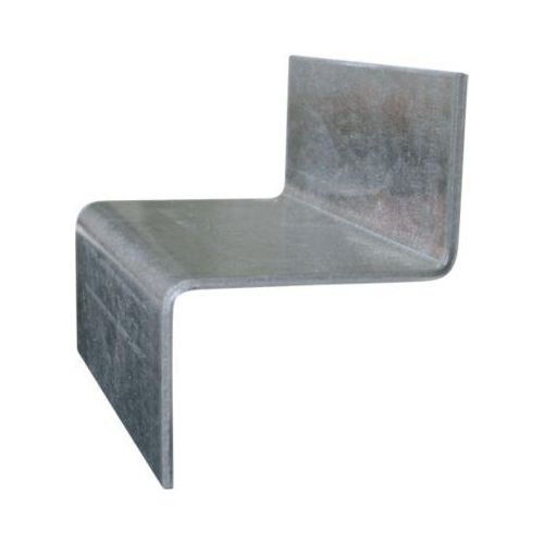 Schulte Lagertechnik Zentrierblech für Spanplatten-Ebenen, für Holmtiefe 50 mm und Plattenstärke 38mm, verzinkt