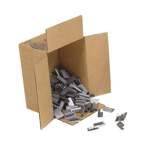 Verschlusshülsen, 16 x 30 x 1 mm, 2000 Stück, verzinkt geriffelt