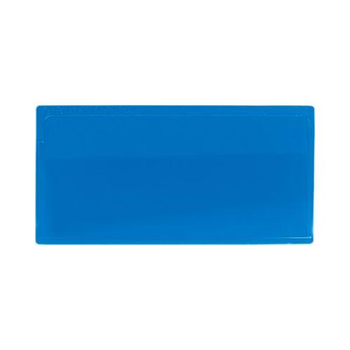 Etikettentasche Label PLUS, magnetisch, 50x110, blau