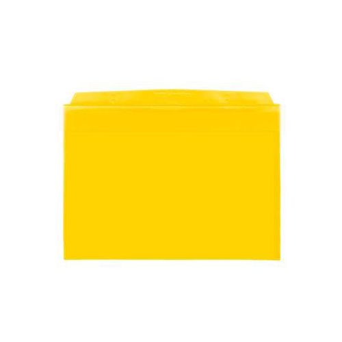 Orgatex-Magnettaschen, m. Klappe, A5 quer, gelb, 10 St.