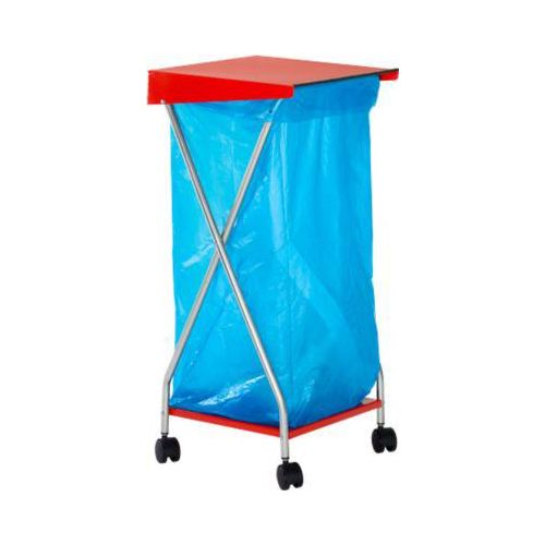 Abfallsammler mit 4 Rollen