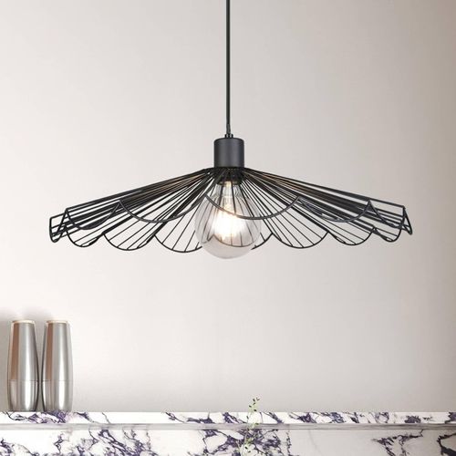 Pendelleuchte Margarita, Ø 50 cm, schwarz, E27, Metall