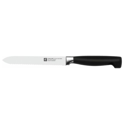 ZWILLING **** VIER STERNE Universalmesser 13 cm, Wellenschliff Image
