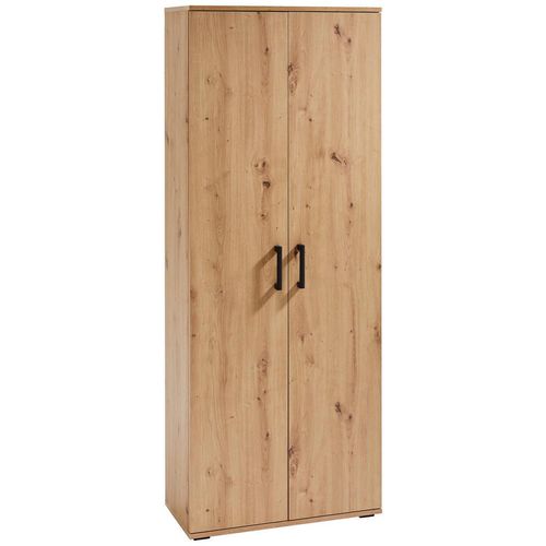 Xora Mehrzweckschrank, Eiche, Holzwerkstoff, 70x179x33.5 cm, Waschküche, Mehrzweckschränke